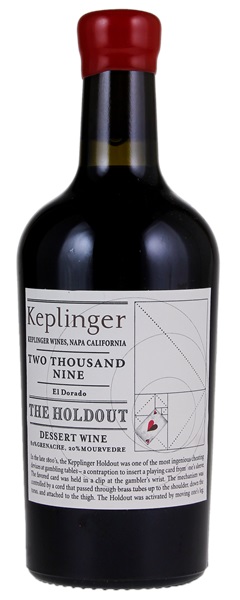 2009 Keplinger The Holdout, 500ml