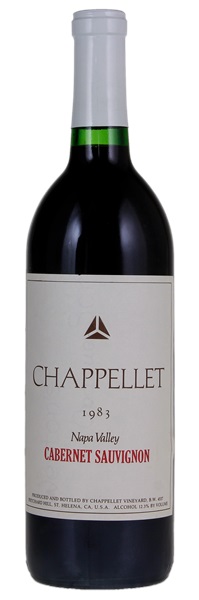 1983 Chappellet Vineyards Cabernet Sauvignon, 750ml