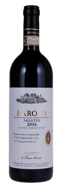2016 Bruno Giacosa Barolo Falletto