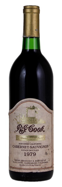 1979 R & J Cook Estate Bottled Cabernet Sauvignon, 750ml