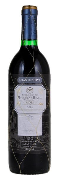 2001 Marques de Riscal Rioja Gran Reserva 150 Aniversario, 750ml