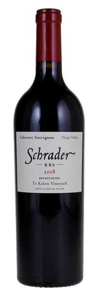 2018 Schrader RBS Beckstoffer To Kalon Vineyard Cabernet Sauvignon, 750ml