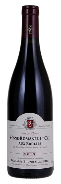 2013 Domaine Bruno Clavelier Vosne Romanee Aux Brulees Vieilles Vignes, 750ml