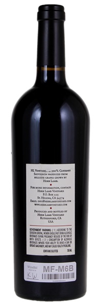 2001 Herb Lamb HL Vineyards Cabernet Sauvignon, 750ml