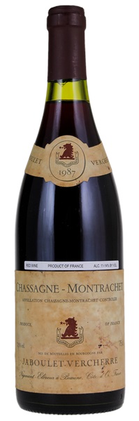 1987 Jaboulet-Vercherre Chassagne-Montrachet Rouge, 750ml