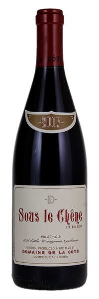 2017 Domaine De La Côte Sous Le Chene Pinot Noir, 750ml