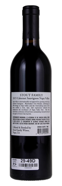 2015 Stewart Cellars Stout Family Cabernet Sauvignon, 750ml