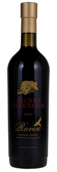 2007 Becker Vineyards Raven, 750ml