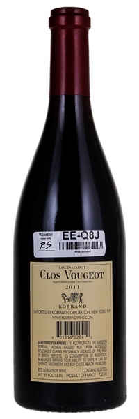 2011 Louis Jadot Clos de Vougeot, 750ml