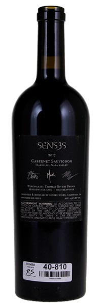2017 Senses Cabernet Sauvignon, 750ml