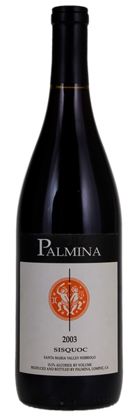 2003 Palmina Sisquoc Vineyard Nebbiolo, 750ml