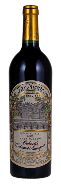 2008 Far Niente Estate Bottled Oakville Cabernet Sauvignon, 750ml
