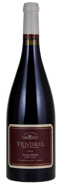 2012 Tendril Wine Cellars TightRope Pinot Noir, 750ml