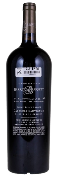 2013 Barrett & Barrett Cabernet Sauvignon, 1.5ltr