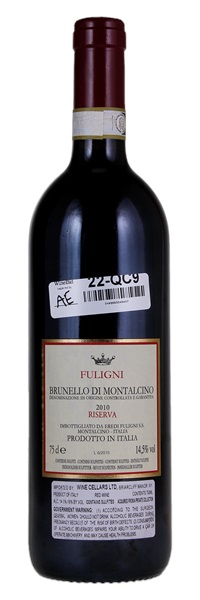2010 Fuligni Brunello di Montalcino Riserva, 750ml