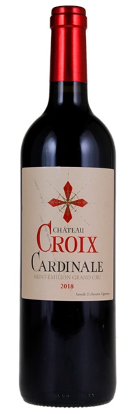 2018 Château Croix Cardinale, 750ml