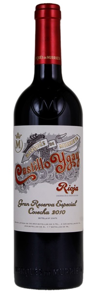 2010 Marques de Murrieta Castillo Ygay Rioja Gran Reserva Especial, 750ml