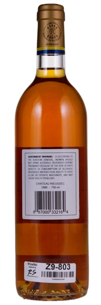 1999 Château Rieussec, 750ml