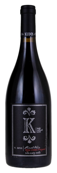 2012 Northwest Wine Co. Kudos Zena Crown Vineyard Single Vineyard Series Pinot Noir, 750ml