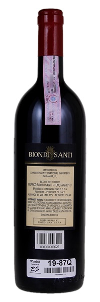 2001 Biondi-Santi Tenuta Il Greppo Brunello di Montalcino, 750ml