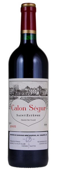 2005 Château Calon-Segur, 750ml