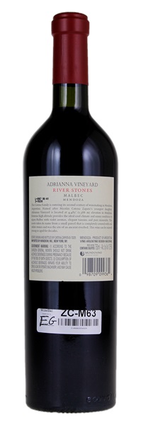 2016 Bodega Catena Zapata Adrianna Vineyard River Stones Malbec, 750ml