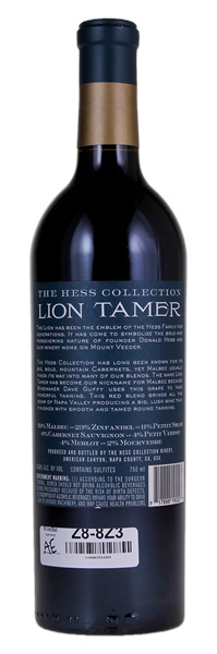 2015 Hess Collection Lion Tamer, 750ml