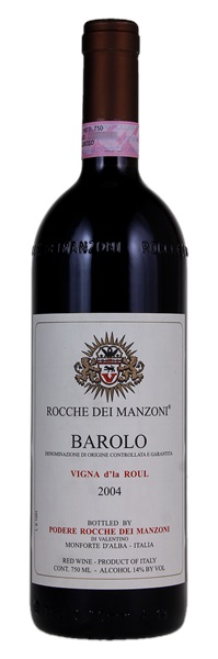 2004 Rocche dei Manzoni Barolo Vigna d'La Roul, 750ml
