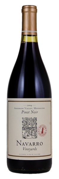 2004 Navarro Vineyards Methode L'Ancienne Pinot Noir, 750ml