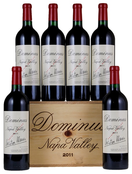 2011 Dominus Estate, 6-bottle Lot, Wood Case Cabernet Sauvignon