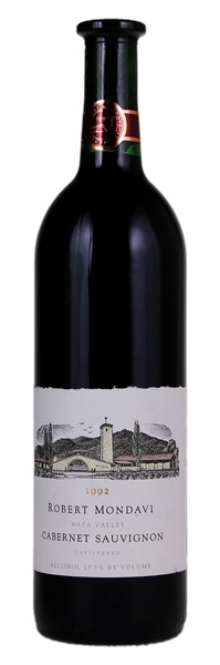 1992 Robert Mondavi Napa Valley Cabernet Sauvignon, 750ml