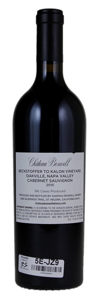 2015 Chateau Boswell Beckstoffer To Kalon Vineyard Cabernet Sauvignon, 750ml