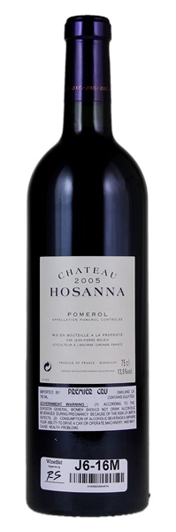 2005 Château Hosanna, 750ml