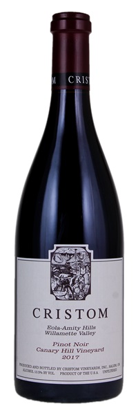 2017 Cristom Canary Hill Vineyard Pinot Noir, 750ml
