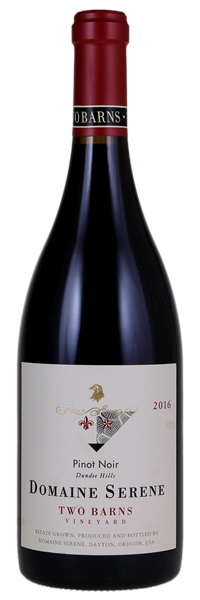 2016 Domaine Serene Two Barns Vineyard Pinot Noir, 750ml
