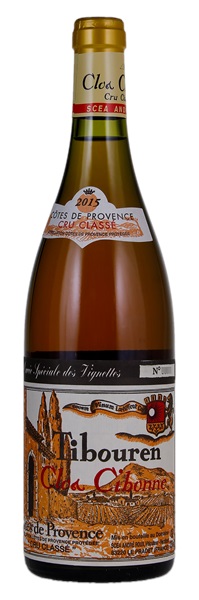 2015 Clos Cibonne Tibouren Côtes de Provence Cuvée Spéciale des Vignettes, 750ml