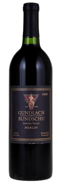1996 Gundlach Bundschu Rhinefarm Vineyard Merlot, 750ml