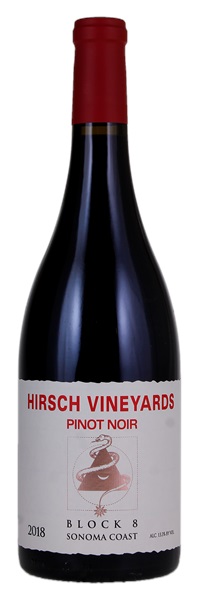 2018 Hirsch Vineyards Block 8 Pinot Noir, 750ml