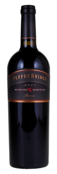 2005 Pepper Bridge Pepper Bridge Vineyard Reserve Red, 750ml