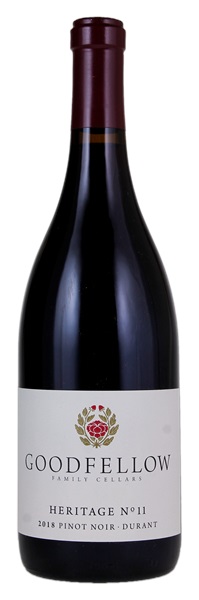 2018 Goodfellow Durant Vineyard Heritage No. 11 Pinot Noir, 750ml