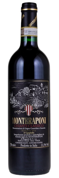 2016 Monteraponi Chianti Classico Riserva Il Campitello, 750ml