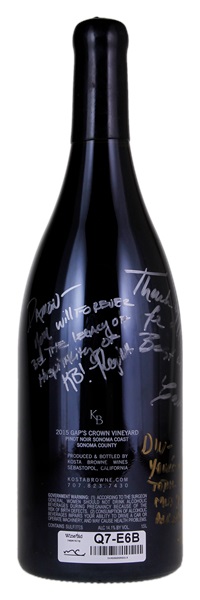 2015 Kosta Browne Gap's Crown Vineyard Pinot Noir, 1.5ltr