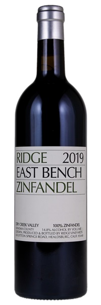 2019 Ridge East Bench Zinfandel, 750ml