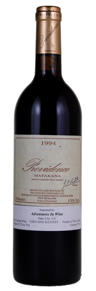 1994 Providence Vineyard Matakana, 750ml