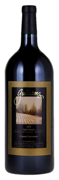 1993 Guilliams Spring Mountain Cabernet Sauvignon, 3.0ltr