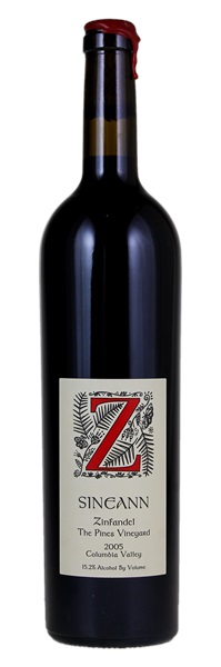 2005 Sineann "Z" The Pines Vineyard Zinfandel, 750ml