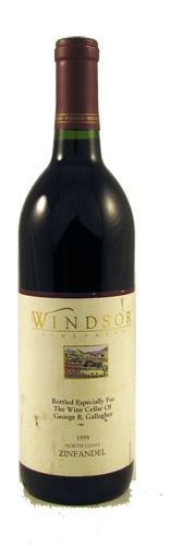 1999 Windsor Vineyards North Coast Zinfandel, 750ml