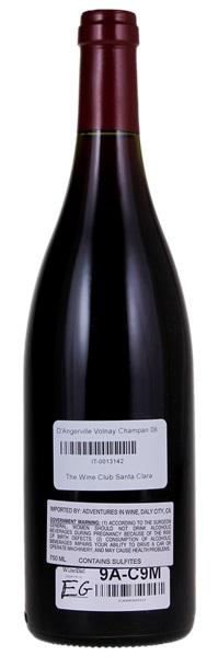 2008 Marquis d'Angerville Volnay Champans, 750ml
