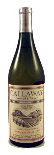 1978 Callaway Sauvignon Blanc, 750ml