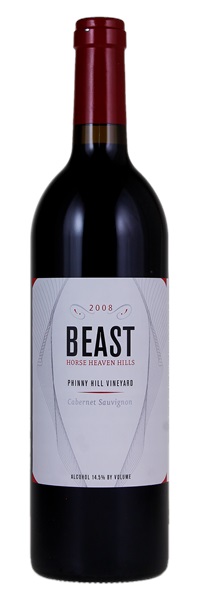 2008 Beast Phinny Hill Vineyard Cabernet Sauvignon, 750ml